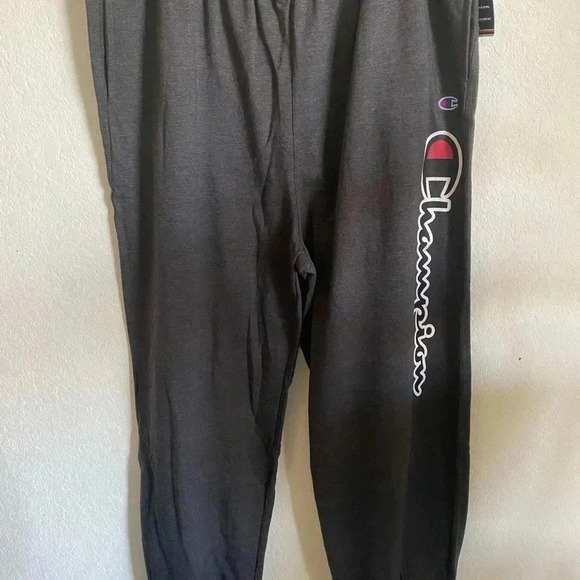 Champion Spell Out Granite Heather Gray Sweatpants Sizes 1X - 3X - Picture 4 of 11